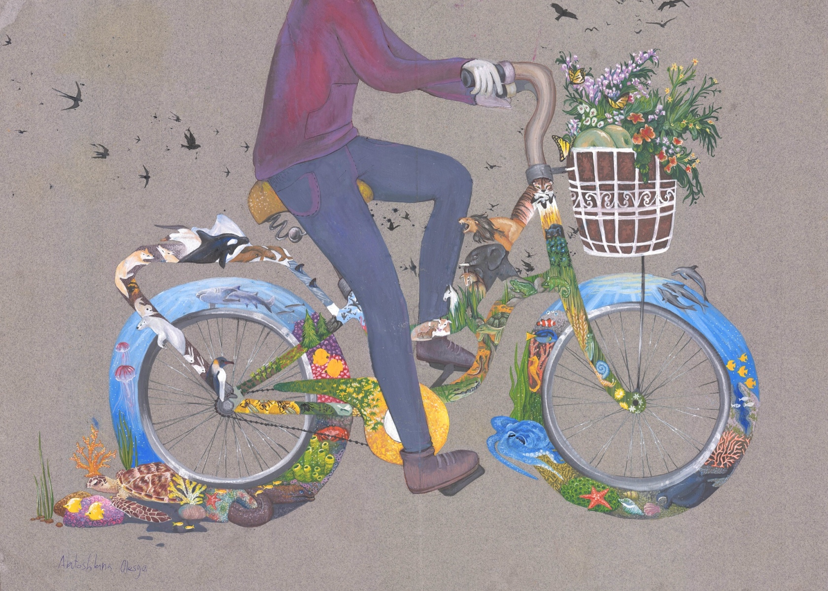FIRST PLACE: “The Bike We Ride” by Lesya Antoshkina, Age 16, Ukraine FIRST PLACE: “The Bike We Ride” by Lesya Antoshkina, Age 16, Ukraine