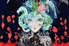 Third Place: "Fragmented" by Nadia Tsai, Age 13, United States