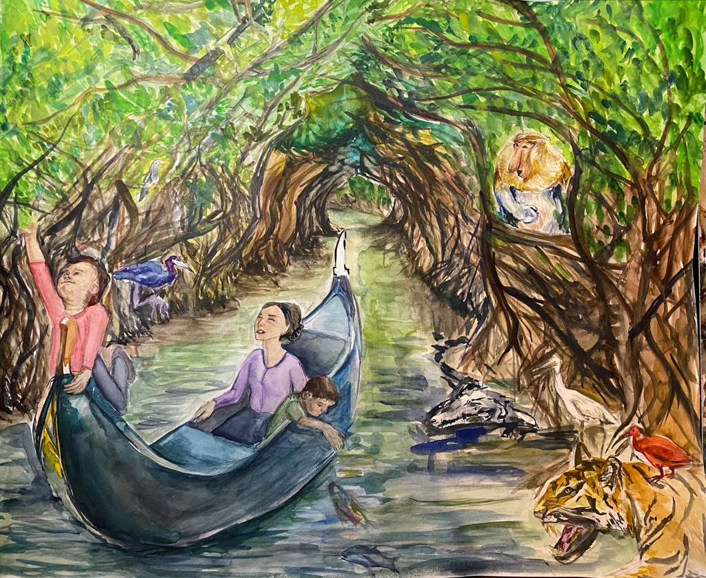 "The Beauty of Mangroves" by Dhanhee Lee, Age 14, Nevada, United States of America
