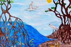 "The Beauty of Mangroves – Under and Over" by Sahiti Bulusu, Age 13, India