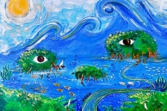 "Mangroveman" by Zhaoxi Du, Age 13, China