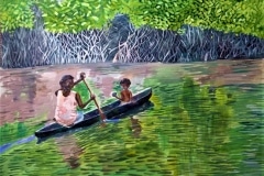 "Mangrove Forest - Someone's Home and Breadwinner" by Adelia Mambetalieva, Age 13, Kazakhstan