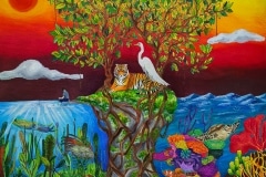 "Our Mangrove Earth" by Grace Lee, Age 15, Republic of Korea