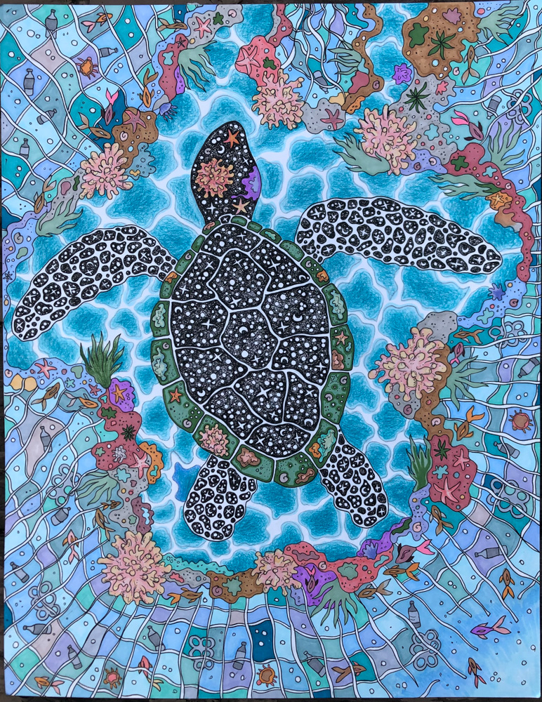 "Emerging From the Reefs" by Kaitlyn Fisher, Age 17, California, United States of America